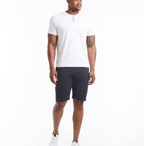 Public Rec Gamechanger Rec Short Men’s 42R Navy 9” Inseam Athleisure Pull On - Picture 3 of 15